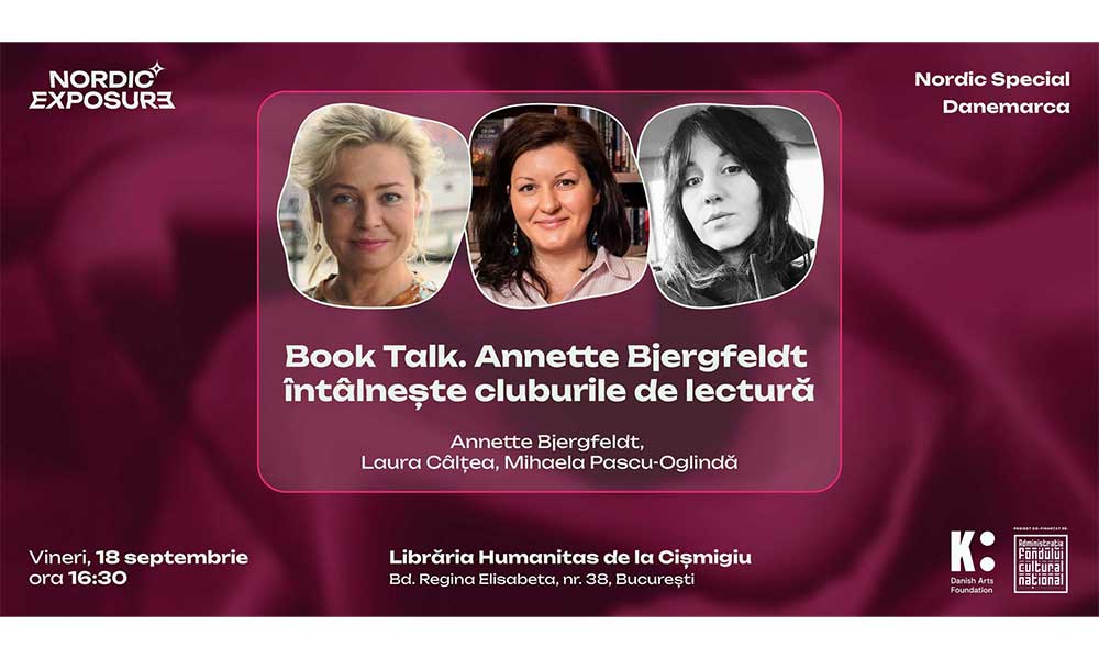 Book Talk la Nordic Exposure. Annette Bjergfeldt întâlnește cluburile de lectură